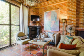 Enjoy AC in the Queen's Suite at Inn Ajijic